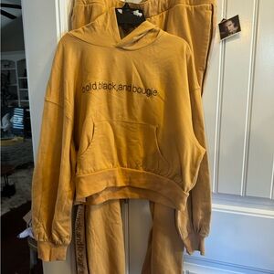 Bold Black and Bougie Hoodie and Joggers Set